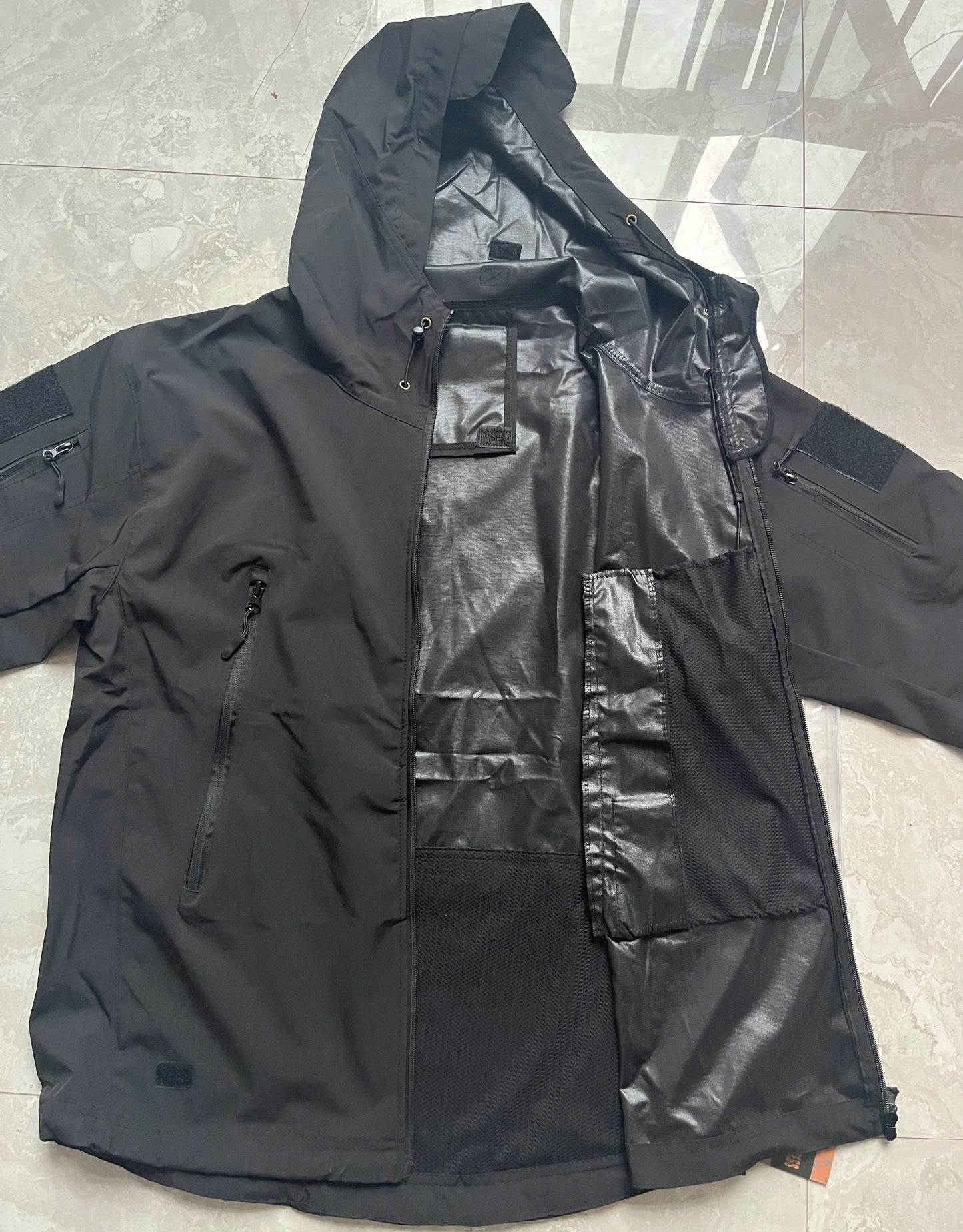 Men's Waterproof/Windproof Tactical Windbreaker - Outdoor Softshell Hooded Jacket