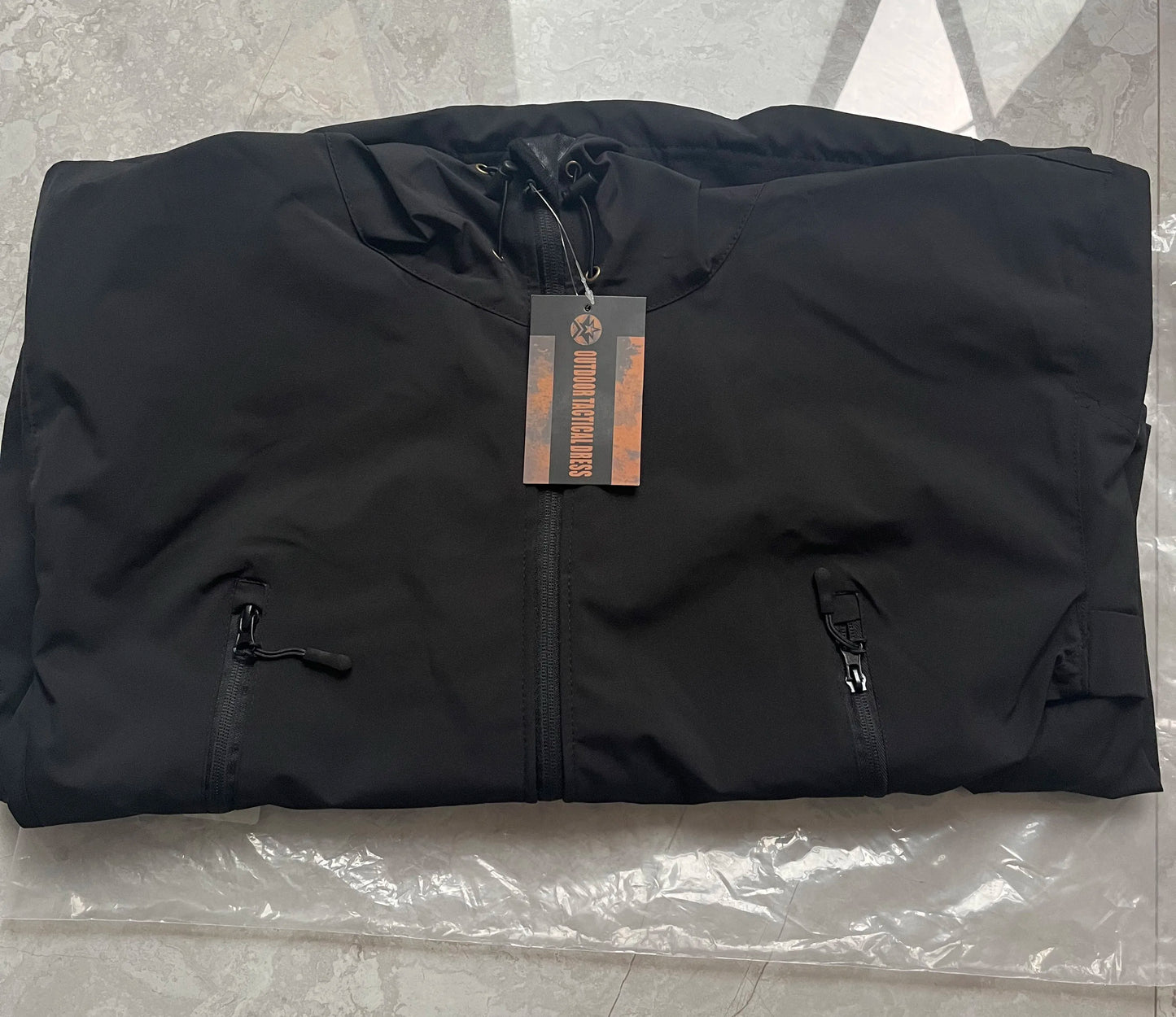 Men's Waterproof/Windproof Tactical Windbreaker - Outdoor Softshell Hooded Jacket