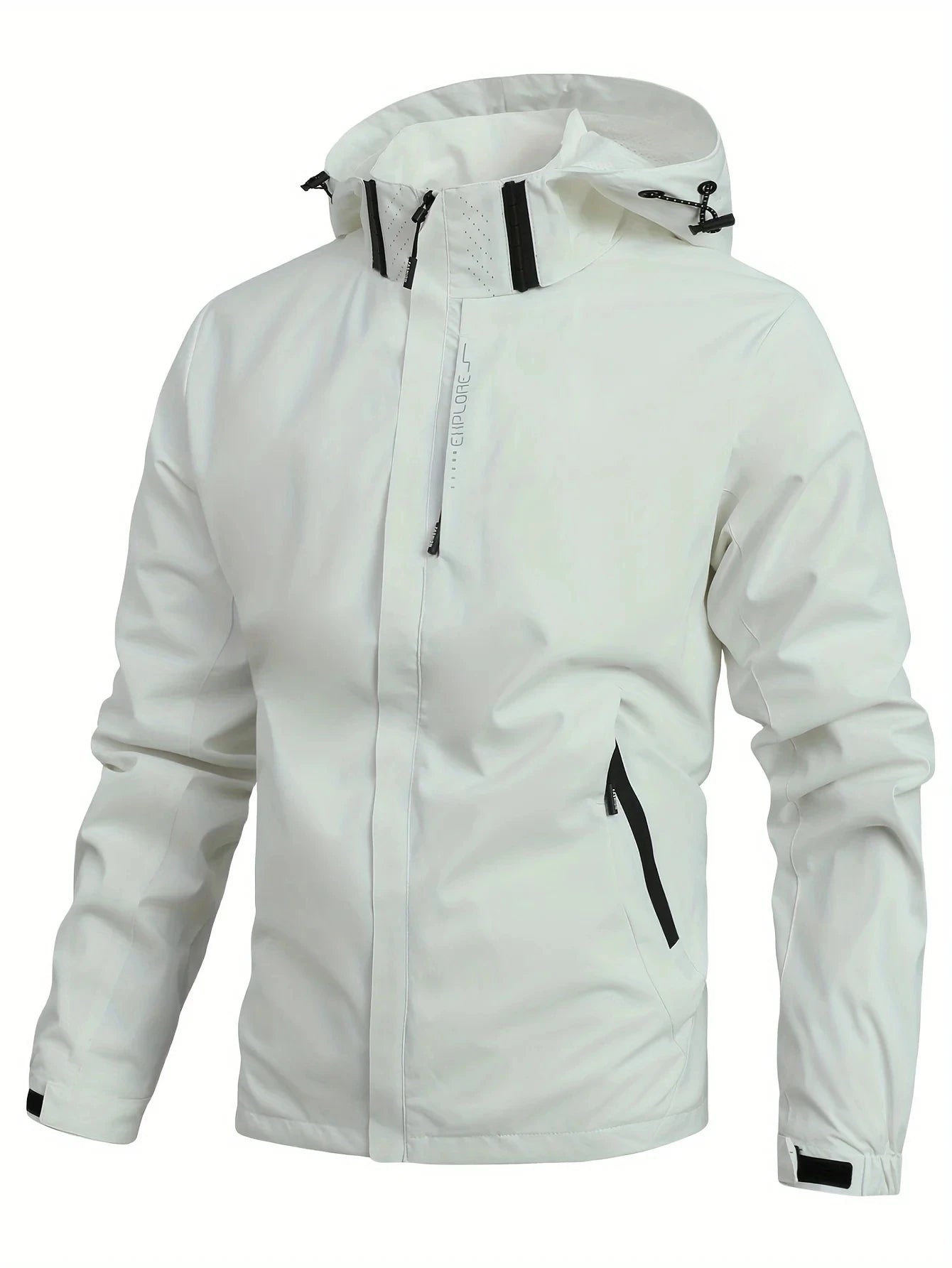 Men’s Waterproof Rain Jacket Lightweight Hooded Windbreaker for Outdoors wear