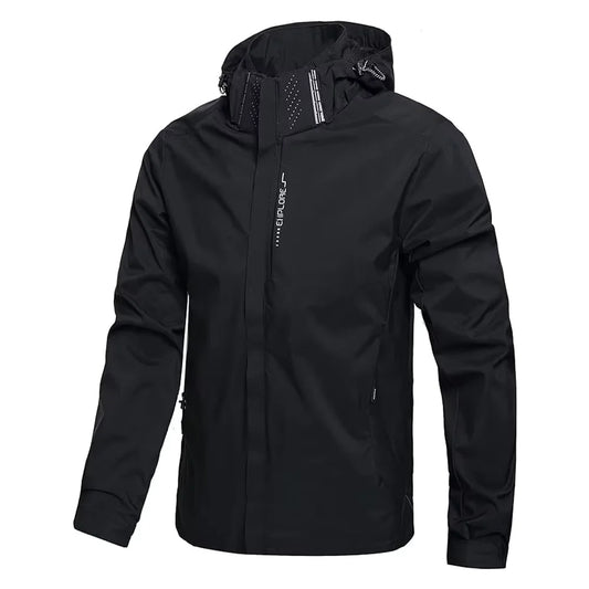 Men’s Waterproof Rain Jacket Lightweight Hooded Windbreaker for Outdoors wear